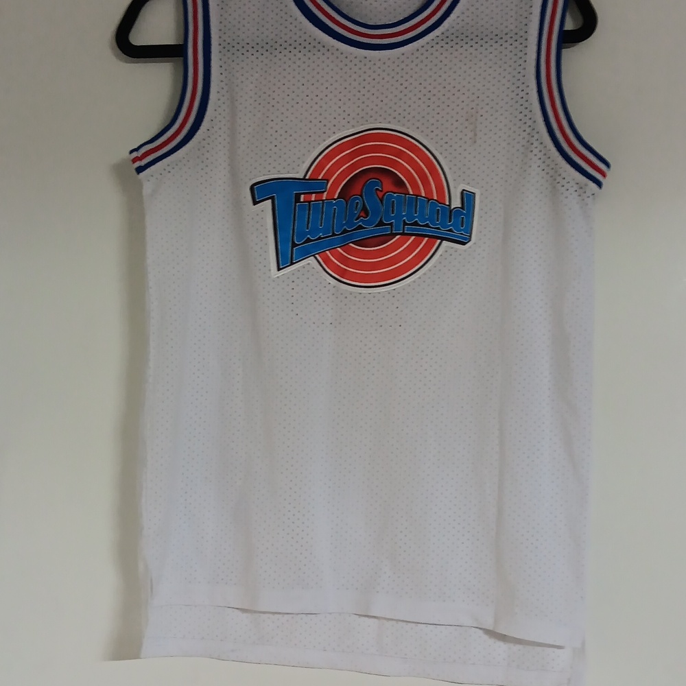 Tune Squad Kids/mens White Basketball Tank Top
